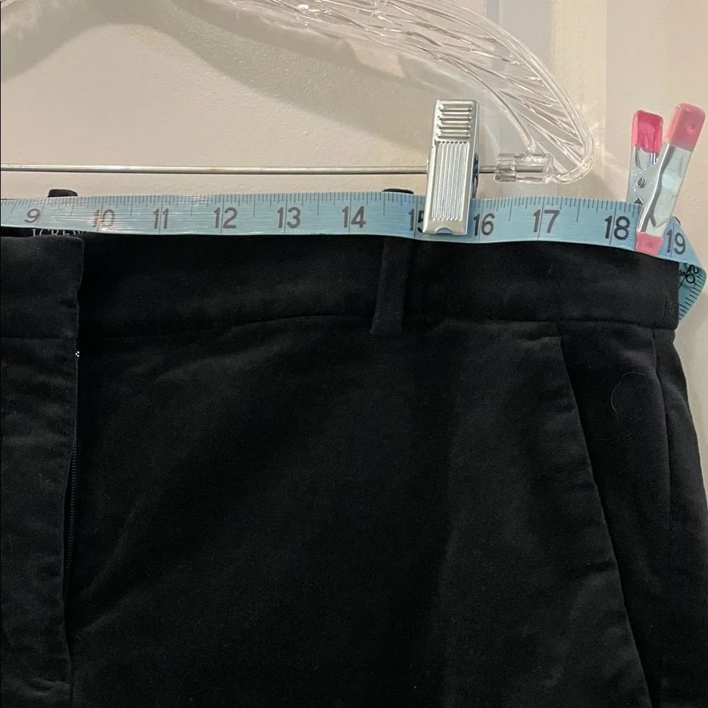 J. Crew Black Velvet Kallie Pants - Picture 4 of 12